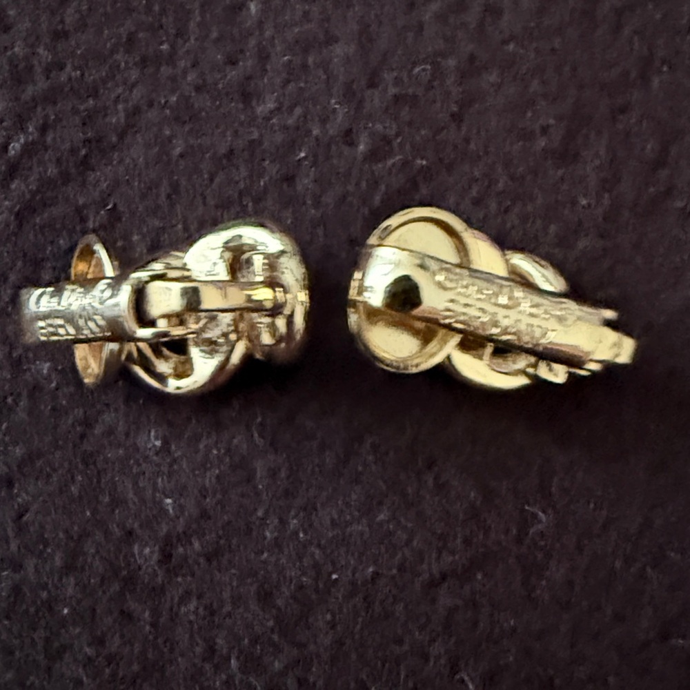 Dior Gold Knot Earrings - Picture 9 of 9